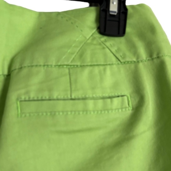 Copper Key Size 3 Lime Green Short Chino Shorts Mid Rise Stretch Preppy - Picture 4 of 9